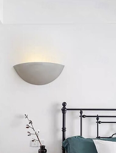  cement kom cilinder kap wandverlichting moderne stijl 1 licht badkamer wandlamp armatuur in grijs cement wandlamp 85-265v