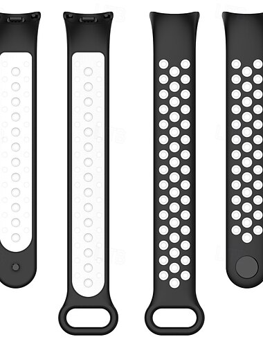  Smartwatch-Band Kompatibel mit Xiaomi Mi-Band 8 Smartwatch Gurt Verstellbar Solo-Loop Sportarmband Ersatz Armband
