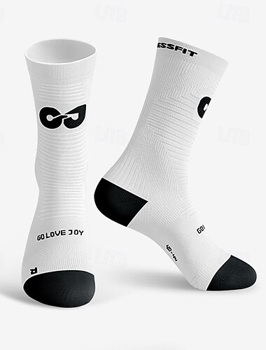  Sportsocken laufsocken 1 Paar Farbblock Herren Socken Kompressionssocken Rutschfest Atmungsaktiv Schweißableitend Komfortabel Fitnesstraining Fussball Laufen Joggen Radsport Sport Farbblock Modisch