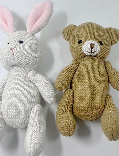  accessoires de poupée waldorf poupées en chiffon douces faites à la main pour filles, cadeau d'anniversaire, poupée tricotée, jolies filles, poupée en peluche, jouet en peluche, kit de poupée tissé