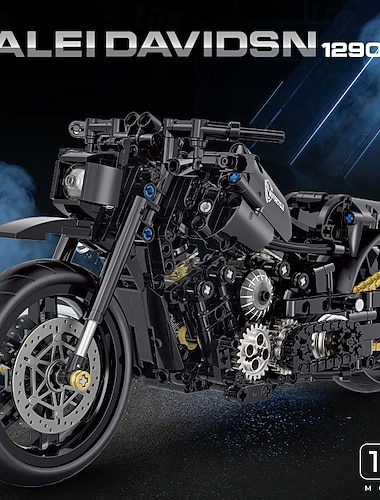  Technic motorfiets model bouwsteen speelgoed cadeau voor Halloween Kerstmis