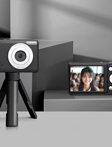  Digitalkamera FHD-Video-Camcorder Point-and-Shoot-Kamera Digicam 18-fach-Zoom tragbare Vlogging-Kamera für unterwegs