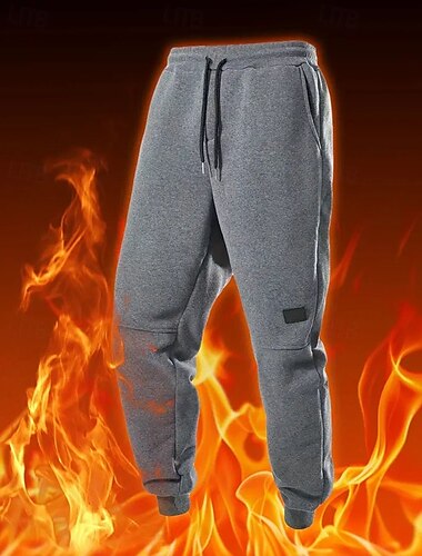  Herren Sportliche Hosen Jogginghose Trainingshose Jogginghose Jogger Hose Hosen Tasche Kordelzug Elastische Taille Glatt Komfort Warm Sports Outdoor Täglich Modisch Brautkleider schlicht Schwarz