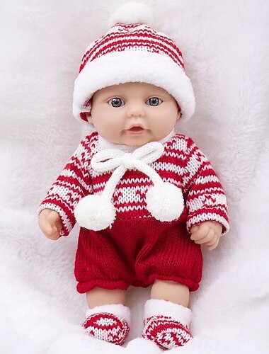  10 Zoll große, realistische Reborn-Babypuppe mit Kleidung, Outfits und Zubehör, geeignet für Reborn-Babys und Neugeborene