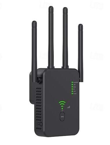  1200 m WLAN-Repeater, universeller WLAN-Repeater, kompatibel mit AP-Modus, WLAN-Repeater, Wandstecker, Plug-and-Play-Typ
