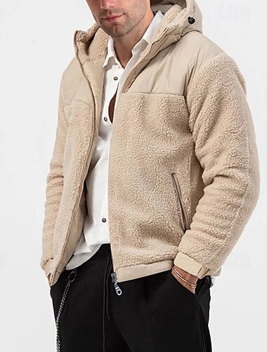  Herren Wanderjacke Fleecejacke für Wanderer Winter Draussen warm Fleece-Futter Vliesjacken Voller Reißverschluss Klettern Camping / Wandern / Höhlenforschung Reisen Schwarz Hellgrau Khaki Dunkelblau