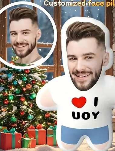  Cojines y almohadas irregulares Regalo personalizado Foto Te amo Ideas de regalo personalizadas en varios tamaños con inserto Regalo para él Día de San Valentín