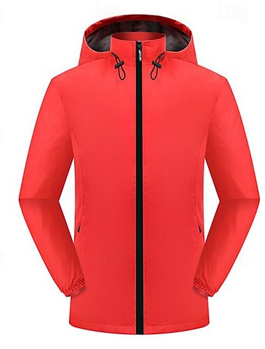  Homens Jaqueta de Trilha Inverno Ao ar livre Térmico / Quente A Prova de Vento Impermeável Jaqueta leve Jaqueta corta-vento Viajar Preto Vermelho Azul Marinho Azul Real Laranja
