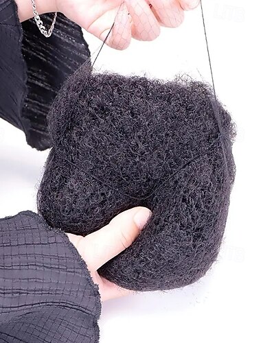  afro kinkys bulk человеческие волосы afro kinkys bulk 100% человеческие волосы для микро-локонов мини-крутилки, 30 грамм каждая упаковка человеческие волосы afro kinky bulk можно красить и отбеливать