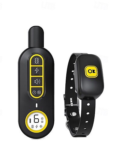  1600 feet Dog Training Collar with Remote Waterproof Rechargeable 3 Modes Beeps Vibrations Electric Shocks Suitable for Small Medium Large Dog