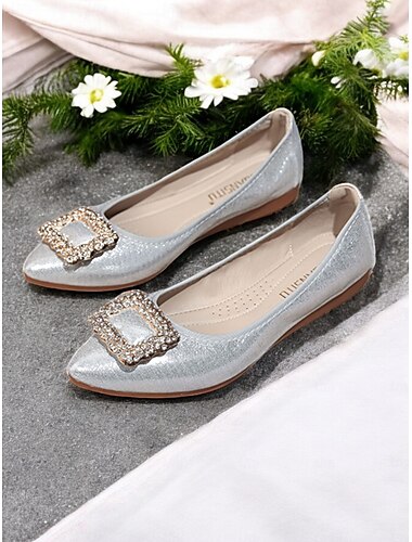  Faltbare Ballerinas für Damen mit Strass-Schnalle – bequeme und stylische Reiseschuhe für Hochzeiten und besondere Anlässe
