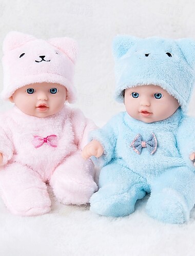  realistiska reborn babydocka kläder 8 tums outfits klädsats tillbehör lämpliga för återfödda bebisar och nyfödda (utan docka)