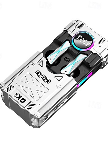  dx-08 tws Bluetooth-Ohrhörer mit Geräuschunterdrückung, kabellose Kopfhörer, HD-Anruf, Stereo-Sport-Gaming-Headset mit Mikrofon