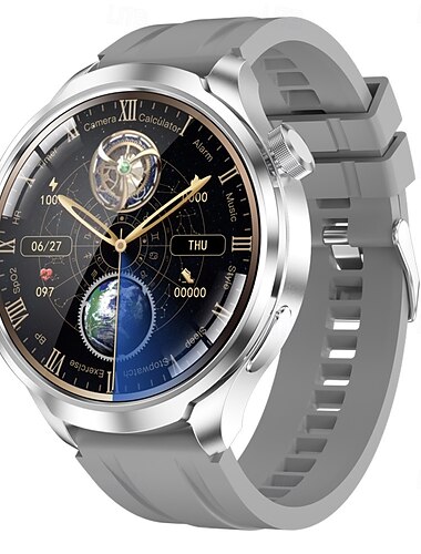  696 DK69 Smartwatch 1.85 Zoll Smart-Armband Bluetooth EKG + PPG Schrittzähler Anruferinnerung Kompatibel mit Android iOS Herren Freisprechanlage Nachrichterinnerung IP 67 52mm Uhrengehäuse