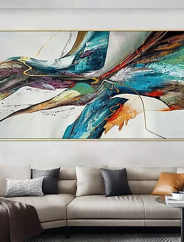  mintura picturi în ulei, abstracte, colorate, realizate manual, pe pânză, decor artă de perete, imagine modernă pentru decor interior, pictură rulată fără rame, neîntinsă