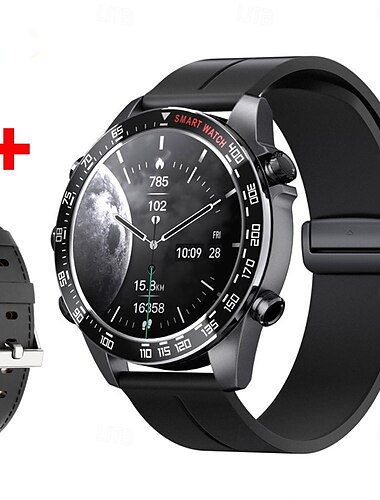  696 CT11 Smartwatch 1.43 Zoll Smart-Armband Bluetooth Schrittzähler Anruferinnerung Schlaf-Tracker Kompatibel mit Android iOS Herren Freisprechanlage Nachrichterinnerung IPX-0 47mm Uhrengehäuse