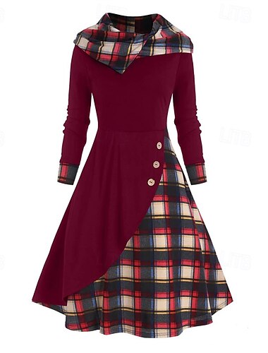  Retro Vintage Punk & Gothic Mittelalterlich Kleid Maskerade Pestdoktor Damen Fantasie Maskerade Party Erwachsene Kleid