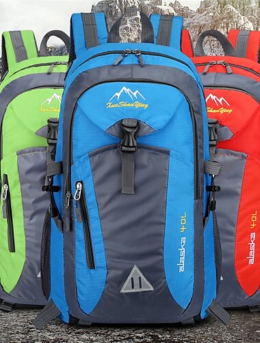  20-35 L Походные рюкзаки Заплечный рюкзак Молния Мульти карман - Пригодно для носки Прочный На открытом воздухе Пешеходный туризм Походы Армия Полиэстер Нейлон Черный Военно-зеленный Красный
