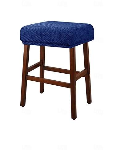  Stretch-Bezug Stuhlhussen für Esszimmerstühle mit hoher Rückenlehne, Hockerbezug, elastischer und langlebiger Schonbezug, perfekt zum Schutz und Auffrischen Ihres Hockers