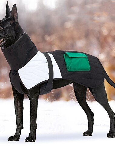  Hund Mäntel Pufferjacke Fleecejacke Winter Wasserdicht Warm Bequem Outdoor Innen Hausbekleidung Mittelgroß Groß