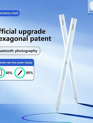  bp-19bl universele styluspennen voor touchscreens fijne punt actieve slimme digitale pen compatibel met iPad en de meeste tablets