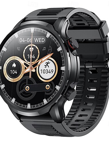  EX100 Εξυπνο ρολόι 1.95 inch Έξυπνο ρολόι Bluetooth Βηματόμετρο Υπενθύμιση Κλήσης Παρακολούθηση Φυσικής Κατάστασης Συμβατό με Android iOS Γυναικεία Άντρες Μεγάλη Αναμονή Κλήσεις Hands-Free Αδιάβροχη