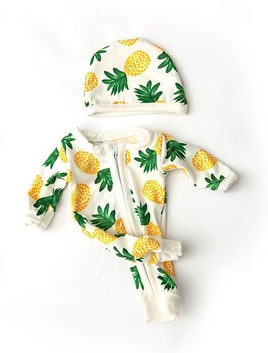  realistiska återfödda babydockor kläder 10 tums outfits klädeset tillbehör lämpliga för återfödda bebisar och nyfödda (utan docka)
