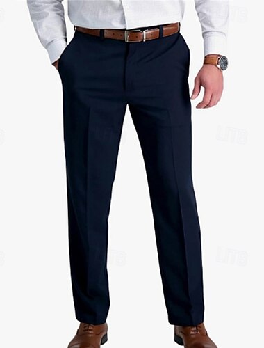  Per uomo pantaloni della tuta Pantaloni Pantaloni da completo Tasche Gamba dritta Liscio Comfort Morbido Lunghezza intera Matrimonio Esterno Attività commerciale Di tendenza Streetwear Nero Bianco