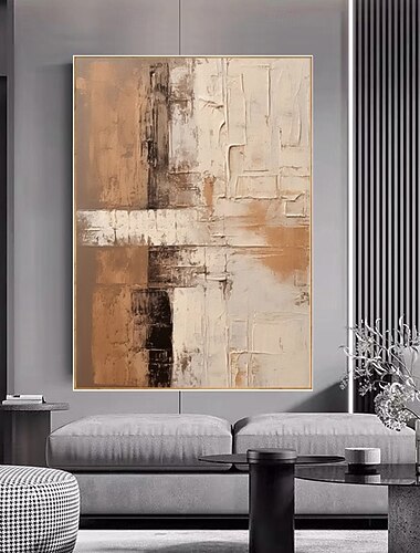 ציורי שמן בעבודת יד קישוט אמנות קיר בד מופשט מודרני לעיצוב הבית ציור מגולגל ללא מסגרת ללא מסגרת