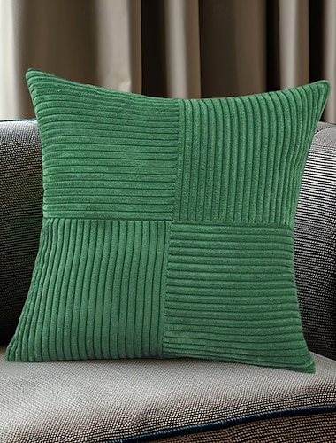  pluche kruisgestikte corduroy decoratieve kussens dekken bohemien rustiek decor zachte vierkante hoezen voor slaapbank