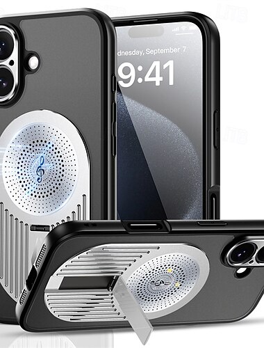  Handy Hülle Handyhüllen Für iPhone 16 iPhone 16 Pro iPhone 16 Pro Max iPhone 15 iPhone 15 Pro Max iPhone 14 Pro Max iPhone 13 Pro Max Rückseite mit Halterung Magnetisch Unterstützt kabelloses Laden