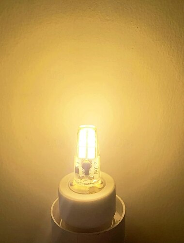  G4-LED-Glühbirnen mit zwei Stiftsockel, 5 W, T3-JC-Halogenlampe, entspricht 30 W, AC/DC, 12 V, 24 V, dimmbare LED-Leuchten, weiß, warmweiß, für Kronleuchter, Unterschrankbeleuchtung, 10 Stück
