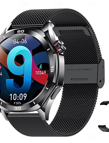  iMosi i129 Εξυπνο ρολόι 1.52 inch Έξυπνο ρολόι Bluetooth Βηματόμετρο Υπενθύμιση Κλήσης Παρακολούθηση Δραστηριότητας Συμβατό με Android iOS Γυναικεία Άντρες Κλήσεις Hands-Free Αδιάβροχη Έλεγχος Μέσων