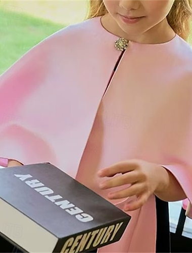  barns wraps lyx gnistra &amp; shine ärmlös dolman ärm bomull bröllop wraps med strass för jul sommar