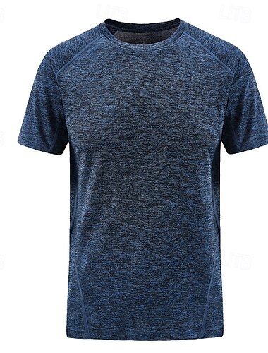  Bărbați Tricou Manșon scurt Stil Nautic Tricou Tee Tricou muscular Cămașă cu mânecă scurtă În aer liber Uscare rapidă A face exerciţii fizice Απαλό Κατά του ιδρώτα Poliester Vișiniu Bleumarin