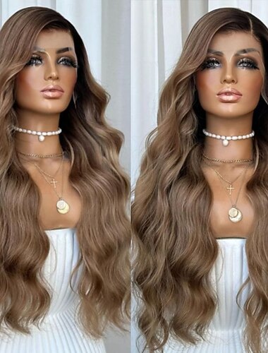  Peluca Cabello virgen sin procesar Cierre 5x5 Cierre 4x13 Cabello Peruano Ondulado Marrón Castaño rojizo Parte libre Mujer Densidad 130% 150% Cabello Ombre Entradas Naturales Sin cola Pre-arrancado