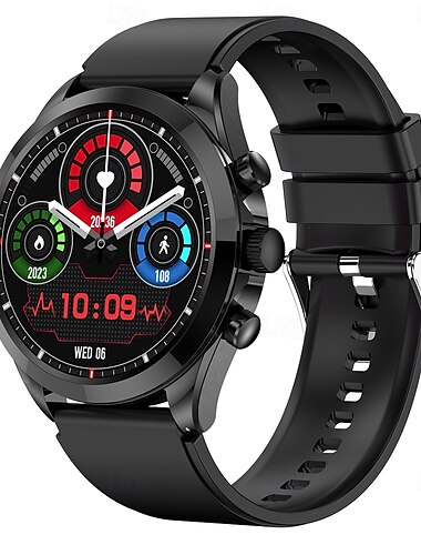  iMosi ET440 Älykello 1.39 inch Älykello Bluetooth EKG + PPG Lämpötilan valvonta Askelmittari Yhteensopiva Android iOS Naisten Miehet Handsfree puhelut Vedenkestävä Media-ohjain IP 67 46mm kellokotelo