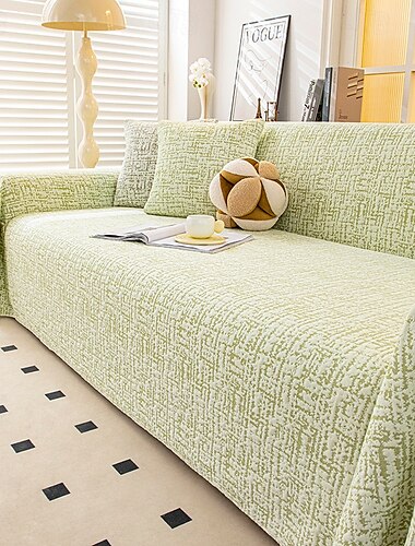  Chenille-Sofabezug für Hunde, haustierfreundlicher Sofaschutz, weicher und strapazierfähiger Stoff schützt Möbel vor Tierhaaren und Schmutz, stilvoller und bequemer Schonbezug, einfach anzubringen und