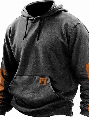  Hombre Cowboy Sudaderas Sudadera Abrigos Sudadera con capucha Cuello Barco Étnico Impresión 3D Festivos Ropa de calle Negro Azul Piscina Correa Otoño Invierno Diseñador