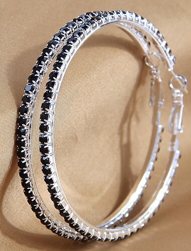  Damen Ohrring Schick Freude Tropisch Stilvoll Ohrringe Schmuck Schwarz / Weiß / Burgund Für Party