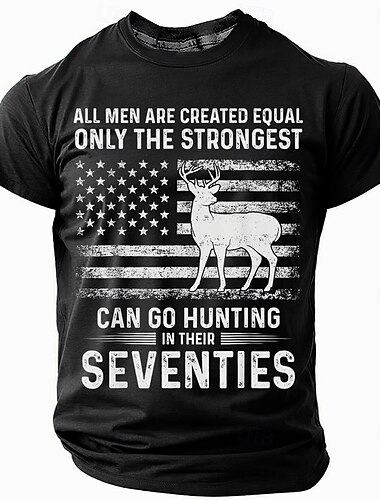  Dzień Weteranów Męska Koszulka Patriotyczna Weterana Amerykańska Flaga USA T-Shirt Krótki Rękaw Koszulka 3D Druk Crew Neck Odzież Na Zewnątrz Casual Wojskowa Uliczna Polowanie Czarny Niebieski