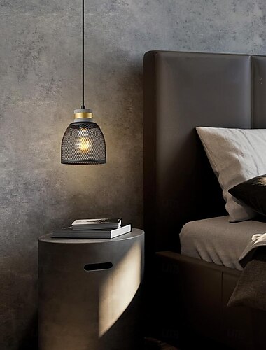  lampa wisząca betonowa metalowa siatka klosz nowoczesna przemysłowa wisząca lampa wisząca cementowa 110-240v