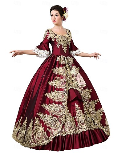  couples rococo baroque victorien déguisements tenues halloween groupe couples costumes princesse prince hommes femmes halloween performance fête mascarade
