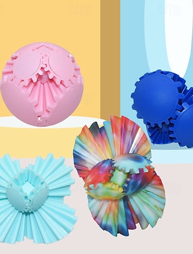  Zahnradball, Zappelspielzeug, 3D-gedruckter Zahnradball, Zahnradkugel, Stressball, Zahnradkugel, Schreibtischspielzeug, Zappelball, Zahnradspielzeug gegen Stress und Angst, Entspannung für Kinder,