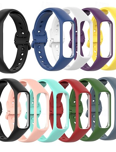  Ремешок для часов для Samsung Galaxy Fit E SM-R375 силиконовый Замена Ремень Регулируется Спортивный ремешок Браслет