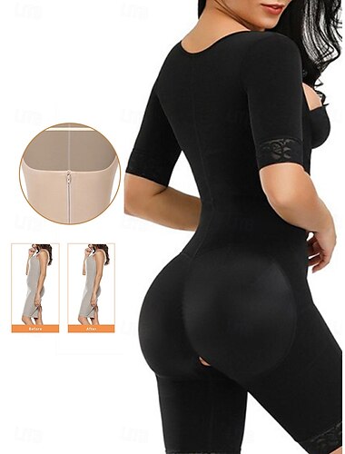  Damen Formwäsche Formwäsche Höschen GitterNightwearNylon Einfarbig Schwarz Khaki Frühling Sommer Herbst Winter