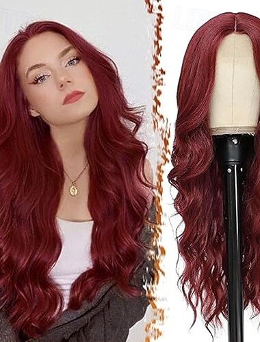  lange golvende pruik lange pruiken voor vrouwen middenscheiding natuurlijk ogende synthetisch haar daenerys pruiken coustume cosplay pruiken
