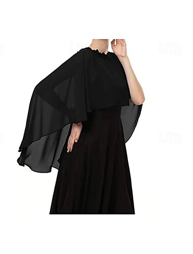  Muttertagstücher elegante Voiles&amp;durchsichtige, ärmellose Chiffon-Hochzeitstücher mit Illusionsärmeln und Rüschen für die Sommerparty