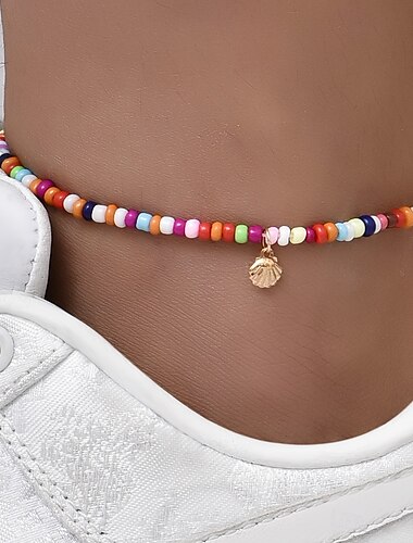  Dames Enkelband meetkundig Elegant Stijlvol Hars Enkelring  Sieraden Multi Color Voor Feest