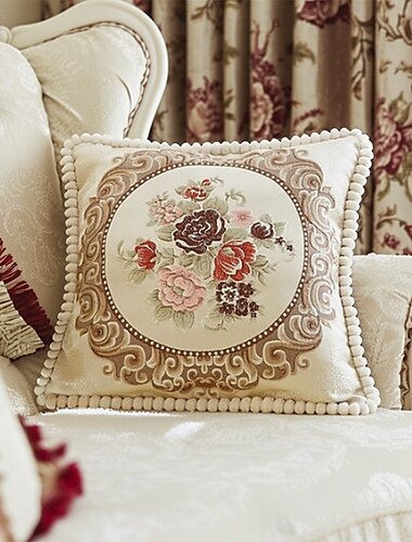  decoratieve toss kussens kussenhoes europese stijl paleis retro stijl precisie jacquard hoge kwaliteit kussensloop cover woonkamer slaapkamer bank kussenhoes
